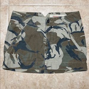 Mossimo Denim Camo Skirt